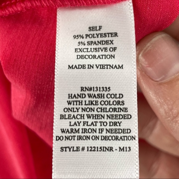 Socialite beaded top Nwt size Xl pink - Picture 7 of 8